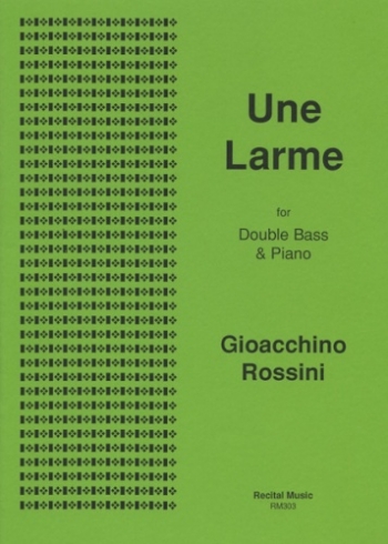 Une Larme (A Tear): Double Bass & Piano