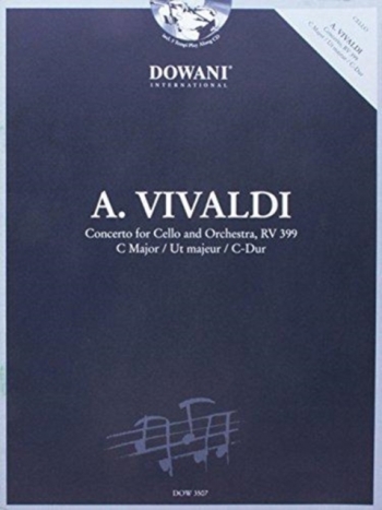 Concerto: C: Rv399: Cello: Book & CD (Dowani)
