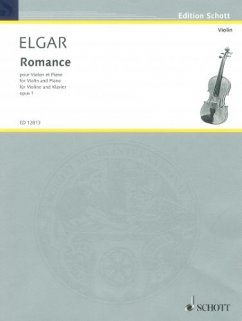Romance Op.1: Violin & Piano (Schott)