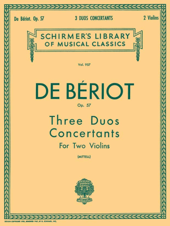 3 Duos Concertante Op57: 2 Violins