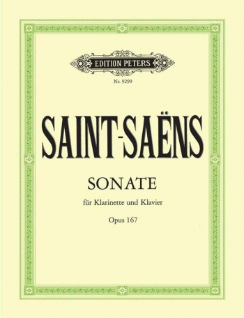 Sonata Op.167: Clarinet & Piano (Peters)