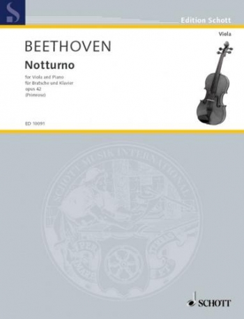 Notturno: Viola and Piano  (Primrose) Schott
