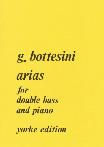Arias For Double Bass (Yorke)