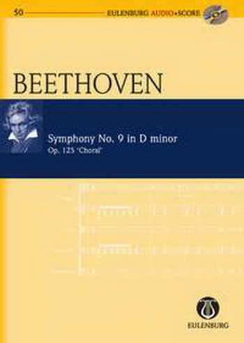 Symphony No.9: D Minor: op125: Choral: Miniature Score  (Audio Series No 50)