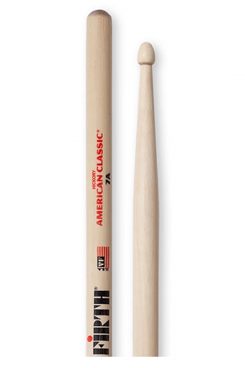 Drum Stick 7A: Vic Firth American Classic: Hickory Wood Tip