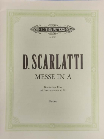 Messe: Mass In A: Vocal Score: Satb And Piano