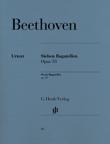 Seven Bagatelles: Op.33: Piano (Henle)