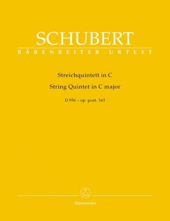 String Quintet C Major D956: Parts (Barenreiter)