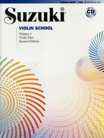 Suzuki Violin School Vol.4 Violin Part Book & Cd