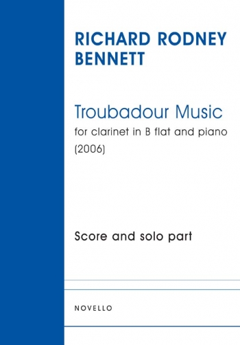 Troubadour Music: Clarinet & Piano (Novello)