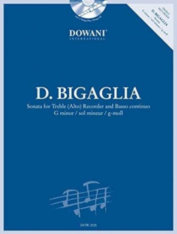 Sonata For Treble (Alto): G Minor: Recorder and Piano (Dowani)