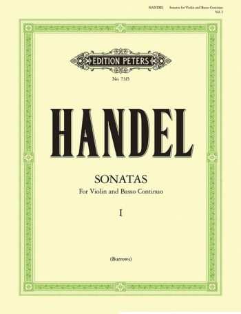 Sonatas Vol.1: Complete: Violin and Piano: Basso Continuo (Peters)
