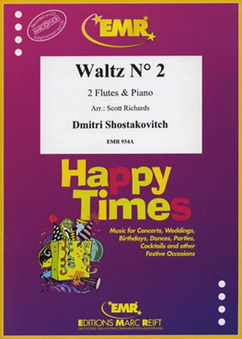 Shostakovitch: Waltz 2: 2 Flutes and Piano