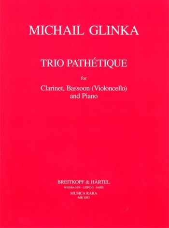 Trio Pathetique:  Piano Trio: Clarinet , Bassoon And Piano (Breitkopf)