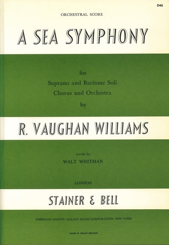 A Sea Symphony: Study Score