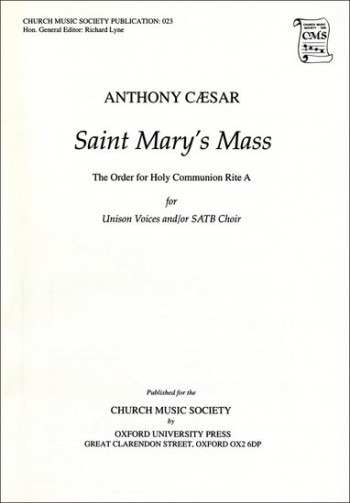 St Marys Mass:  Vocal Score SATB (OUP)