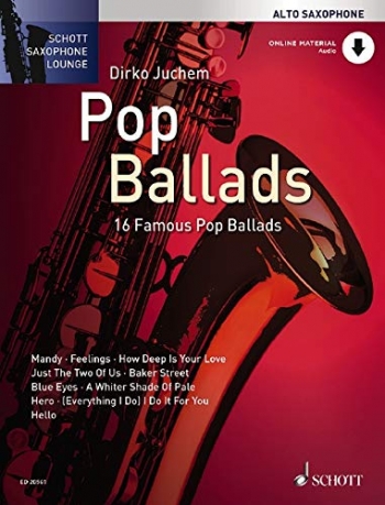 Schott Saxophone Lounge: Pop Ballads Alto Sax Book & Online Audio