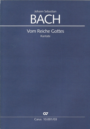 Vom Reiche Gottes Cantata: Vocal Score (Carus)