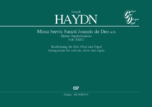 Missa Brevis Sancti Joannis De Deo: B Major: Organ