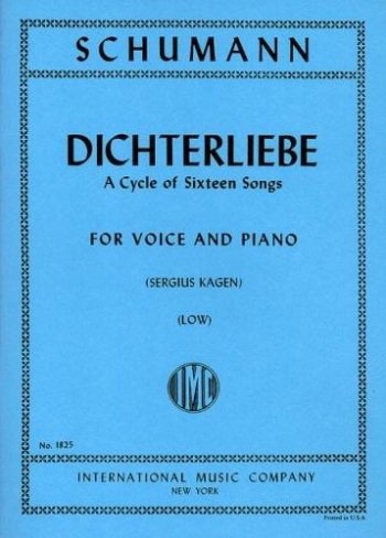 Dichterliebe Op.48 Low Voice And Piano (IMC)