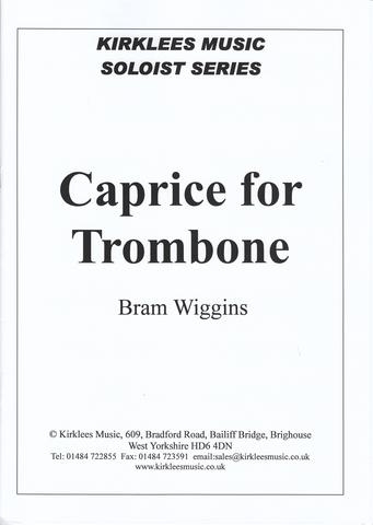 Caprice: Trombone Treble Clef And Piano
