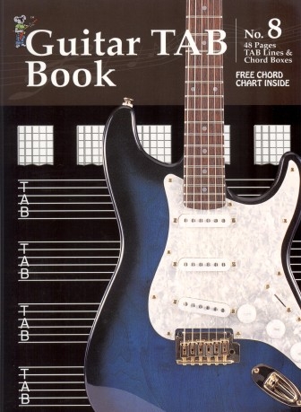 Koala Manuscript Book 8  - 48 Pages Guitar TAB And Chord Boxes