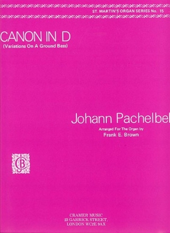 Canon In D - Organ (Cramer)
