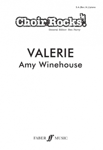 Choir Rocks: Valerie: Amy Winehouse: Vocal SAB