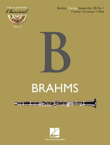 Classical Play-Along Vol 19: Brahms Clarrinet Sonata OP120 No 1: Clarinet Part And CD (De Haske)