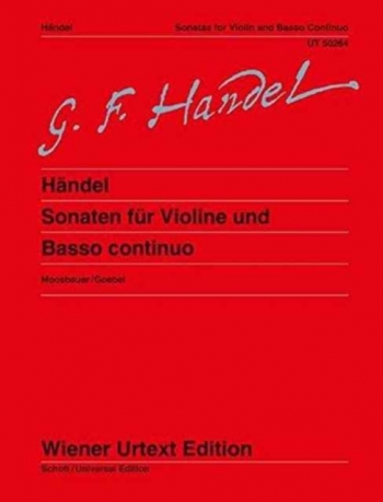 Sonatas For Violin: Violin & Basso Continuo (Wiener Urtext)