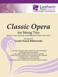 Classic Opera: String Trio: Parts