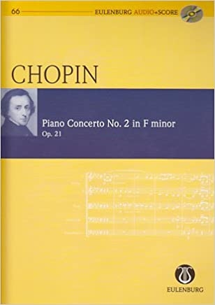 Concerto No.2 F Minor Op.21 Piano: Miniature Score & Cd (Eulenburg)