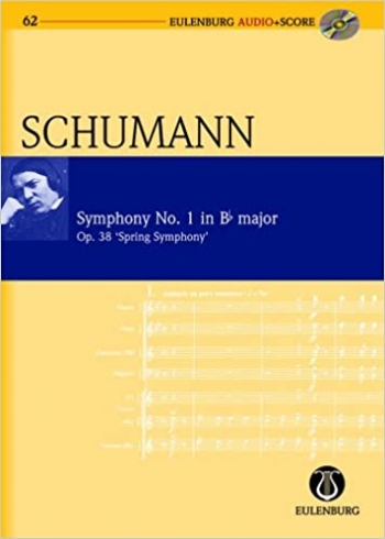 Symphony (Spring): No1: Bb Major: Op38: Miniature Score  & Cd (Audio Series No 62)