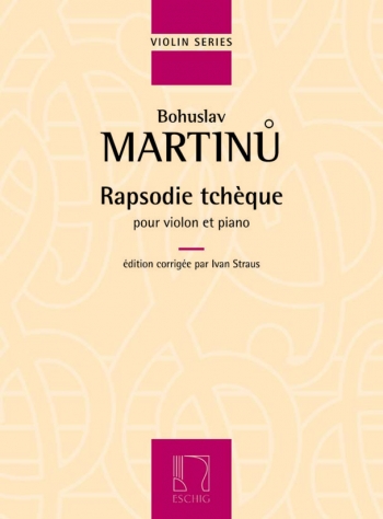 Rapsodie Tcheque: Violin And Piano
