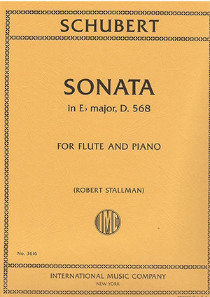 Sonata Eb Major D568: Flute And Piano (International)