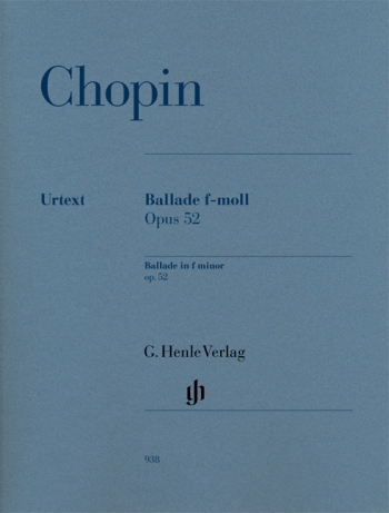 Ballade F Minor Op.52: Piano (Henle)