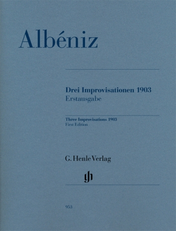 Three Improvisations (1903) (First Edition With Free Cd): Piano  (Henle)