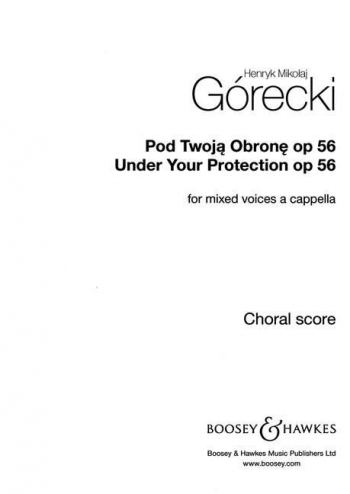Under Your Protection: Op.56: Vocal: SATB And Piano