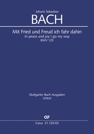 Mit Fried Und Freud Ich Fahr Dahin: Vocal Score