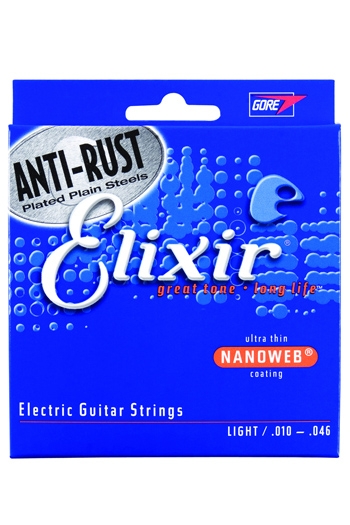 Elixir Electric Guitar Nanoweb Light 10-46