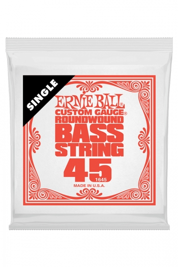 Ernie Ball Single Bass Guitar Strings - Custom Gauge Roundwound