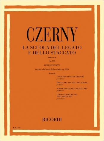 Legato & Staccato: Op.335: Piano  (Ricordi)