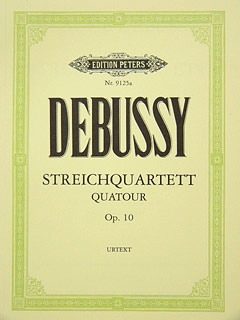 String Quartet: Op 10: Miniature Score (Peters)