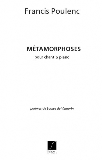 Metamorphoses: Vocal And Piano