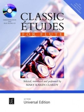 Classic Etudes For Flute: Studies: Book & Cd