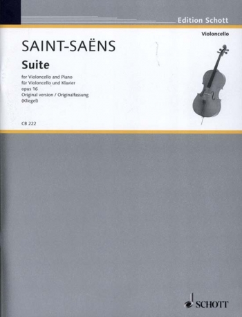 Suite: Op16: Cello & Piano (Schott)