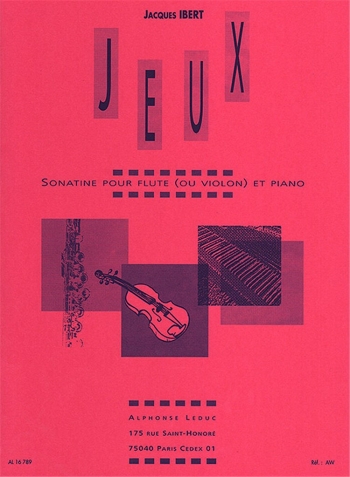 Jeux Sonatine: Flute & Piano (Leduc)