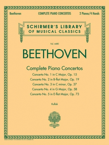 Piano Concertos Complete 1 -5: 2 Pianos 4 Hands (schirmer)