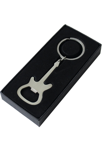 Keyring And Bottle Opener: Electric Guitar Rock: Gift Boxed