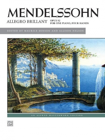 Allegro Brillant: Op92: One Piano 4 Hands